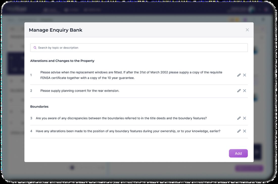 Enquiry Bank
